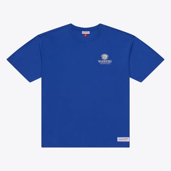 Men's Mitchell & Ness  Royal Golden State Warriors Core Essentials T-Shirt