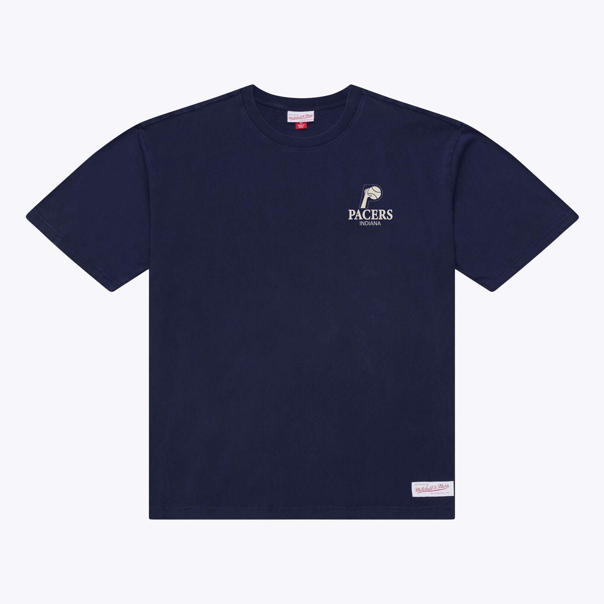 Mitchell & Ness Men's Navy Indiana Pacers Core Essentials T-Shirt - Navy