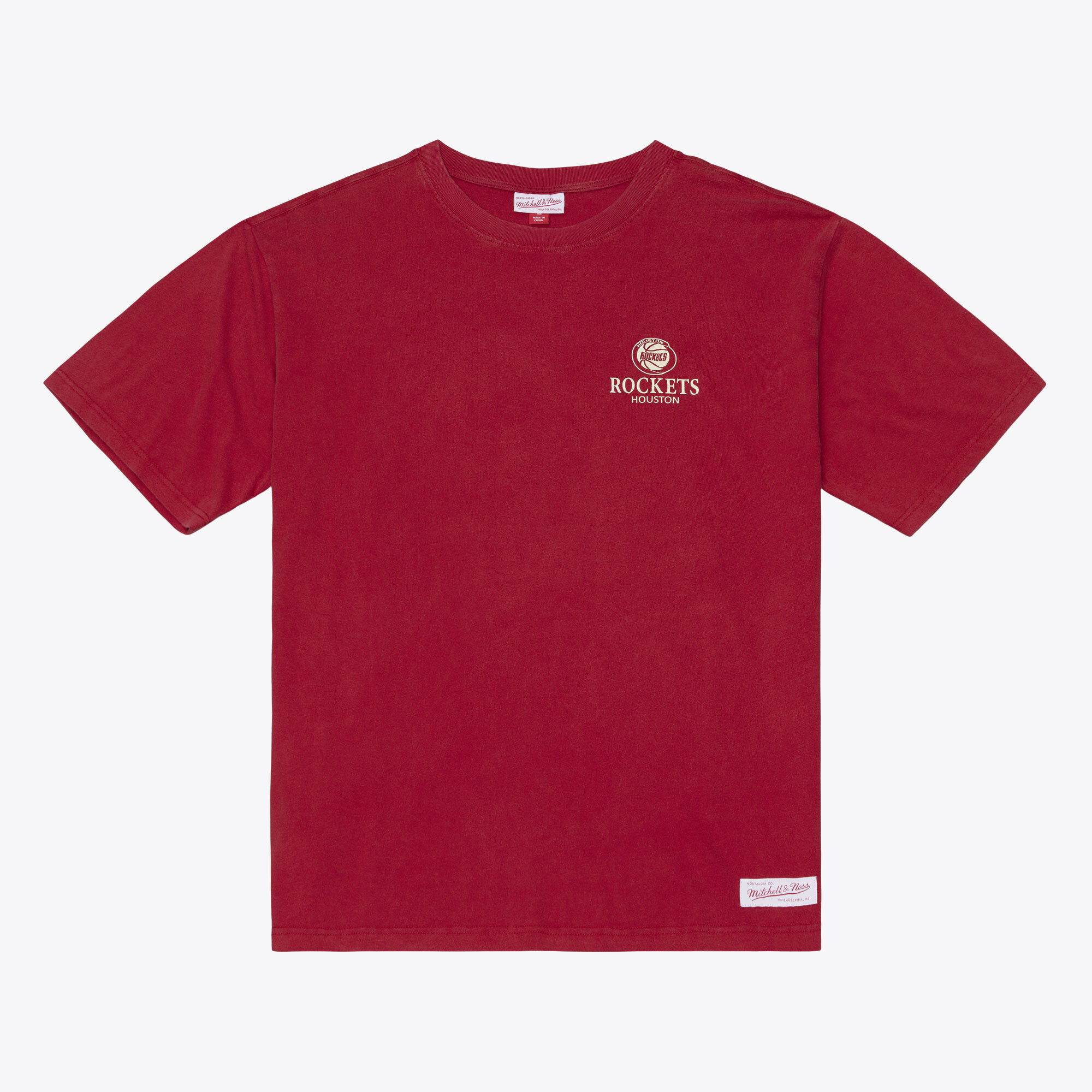 Mitchell & Ness Men's Red Houston Rockets Core Essentials T-Shirt - Red