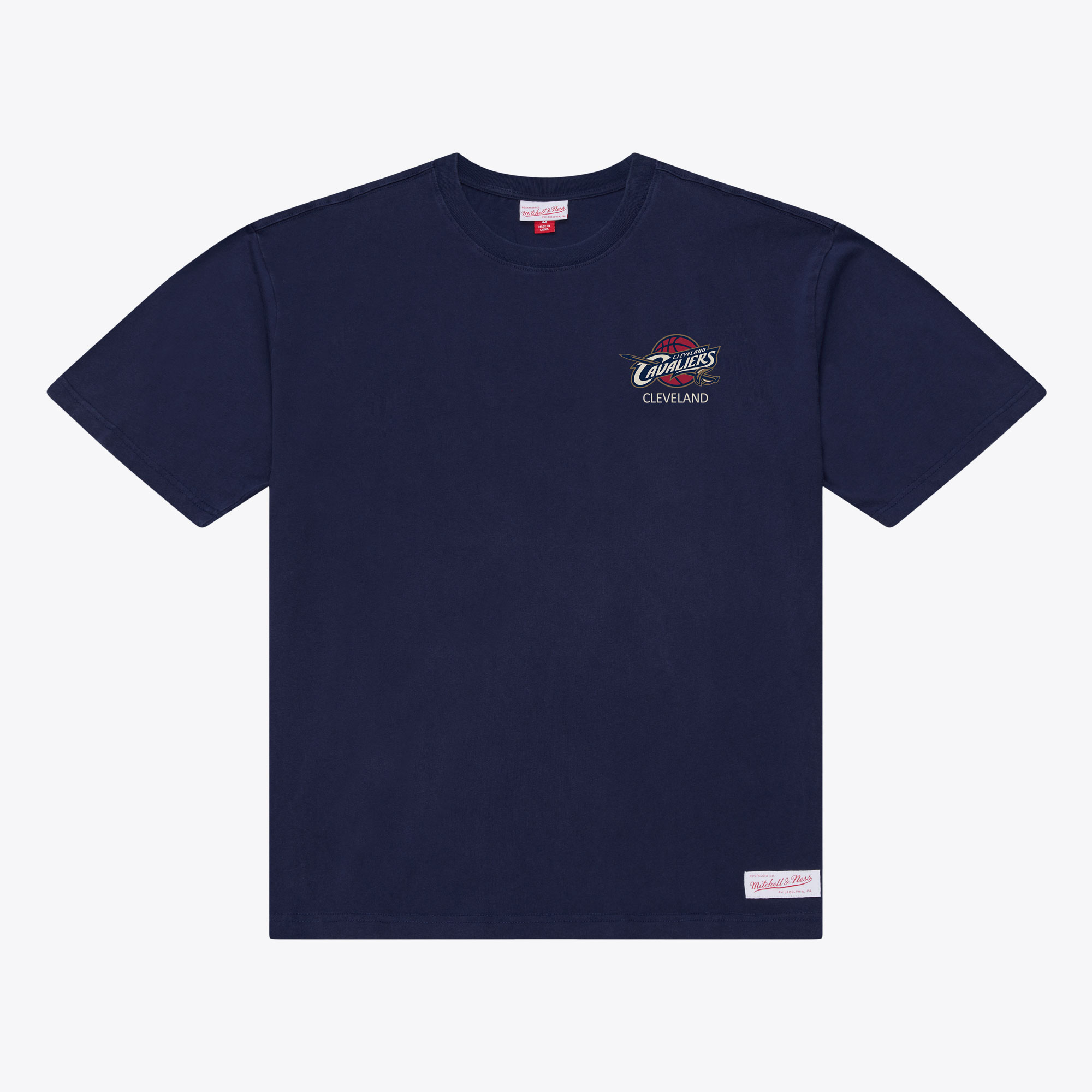 Mitchell & Ness Men's Navy Cleveland Cavaliers Core Essentials T-Shirt - Navy