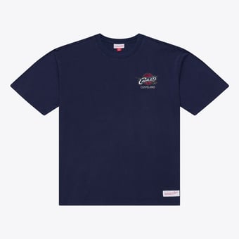 Men's Mitchell & Ness  Navy Cleveland Cavaliers Core Essentials T-Shirt