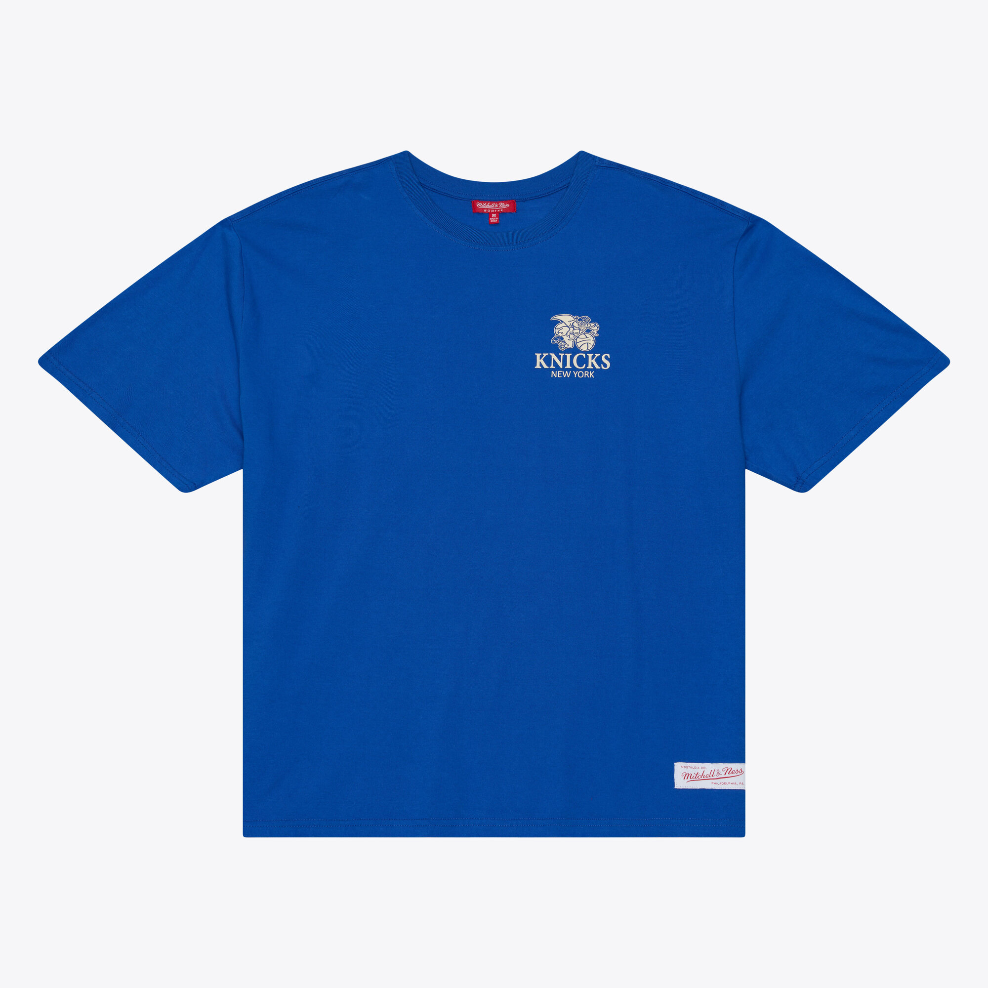 Women's Mitchell & Ness Blue New York Knicks Core Essential T-Shirt