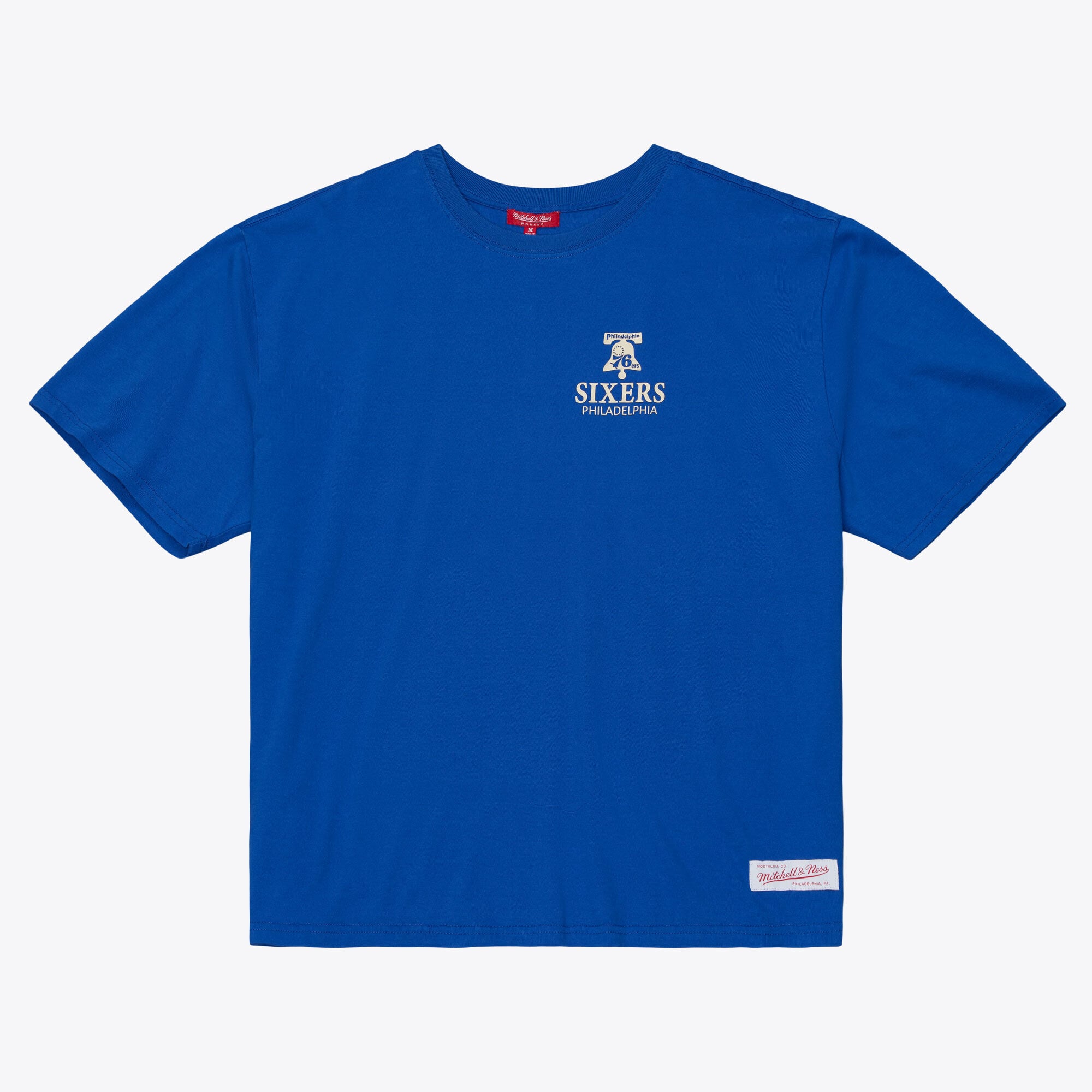 Women's Mitchell & Ness  Royal Philadelphia 76ers Core Essential T-Shirt