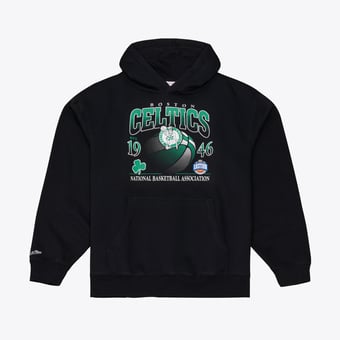 Men's Mitchell & Ness  Black Boston Celtics Street Graphics Hoodie