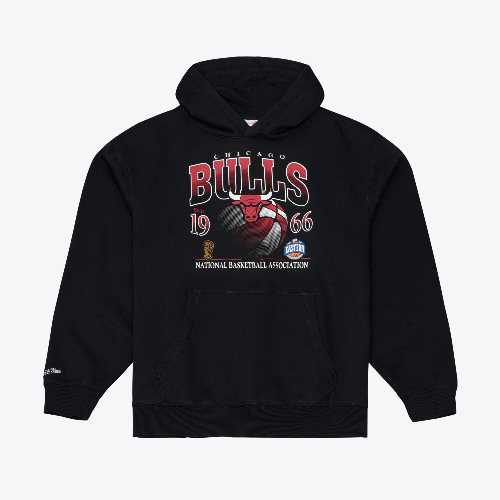 Men's Mitchell & Ness  Black Chicago Bulls Street Graphics Hoodie