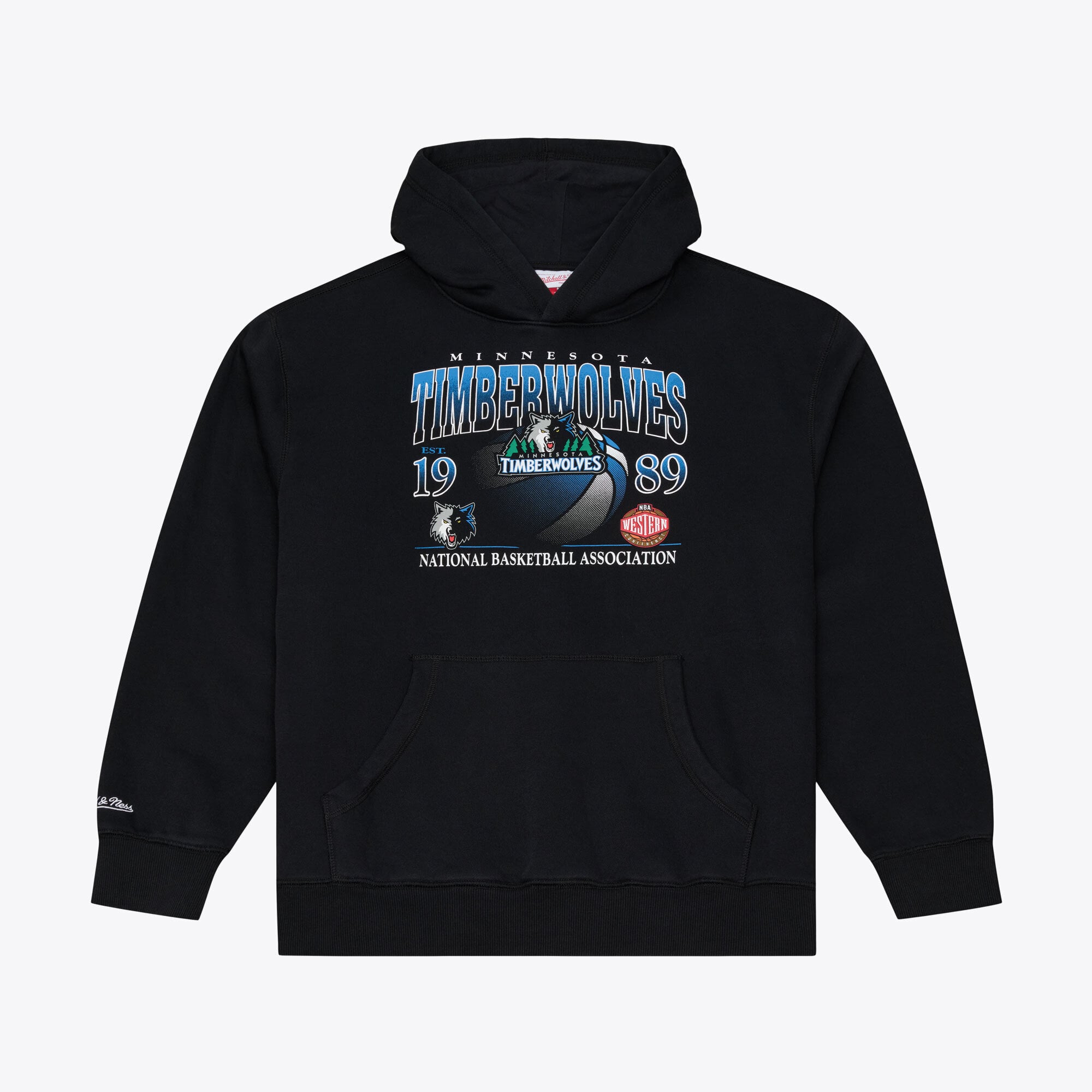 Men's Mitchell & Ness Black Minnesota Timberwolves Street Graphics Hoodie