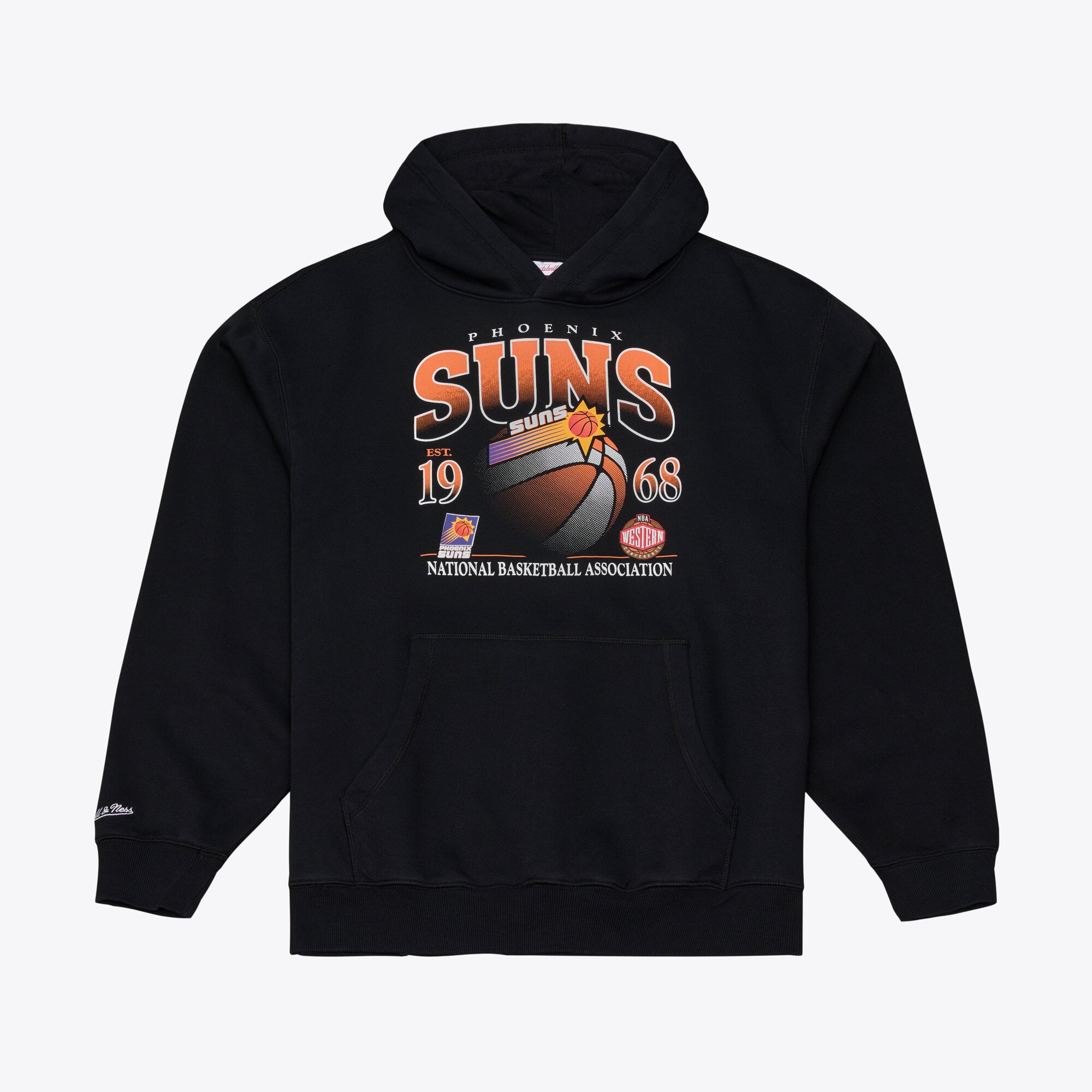 Sweat à capuche Mitchell & Ness noir Phoenix Suns pour homme: retailer-supplied image