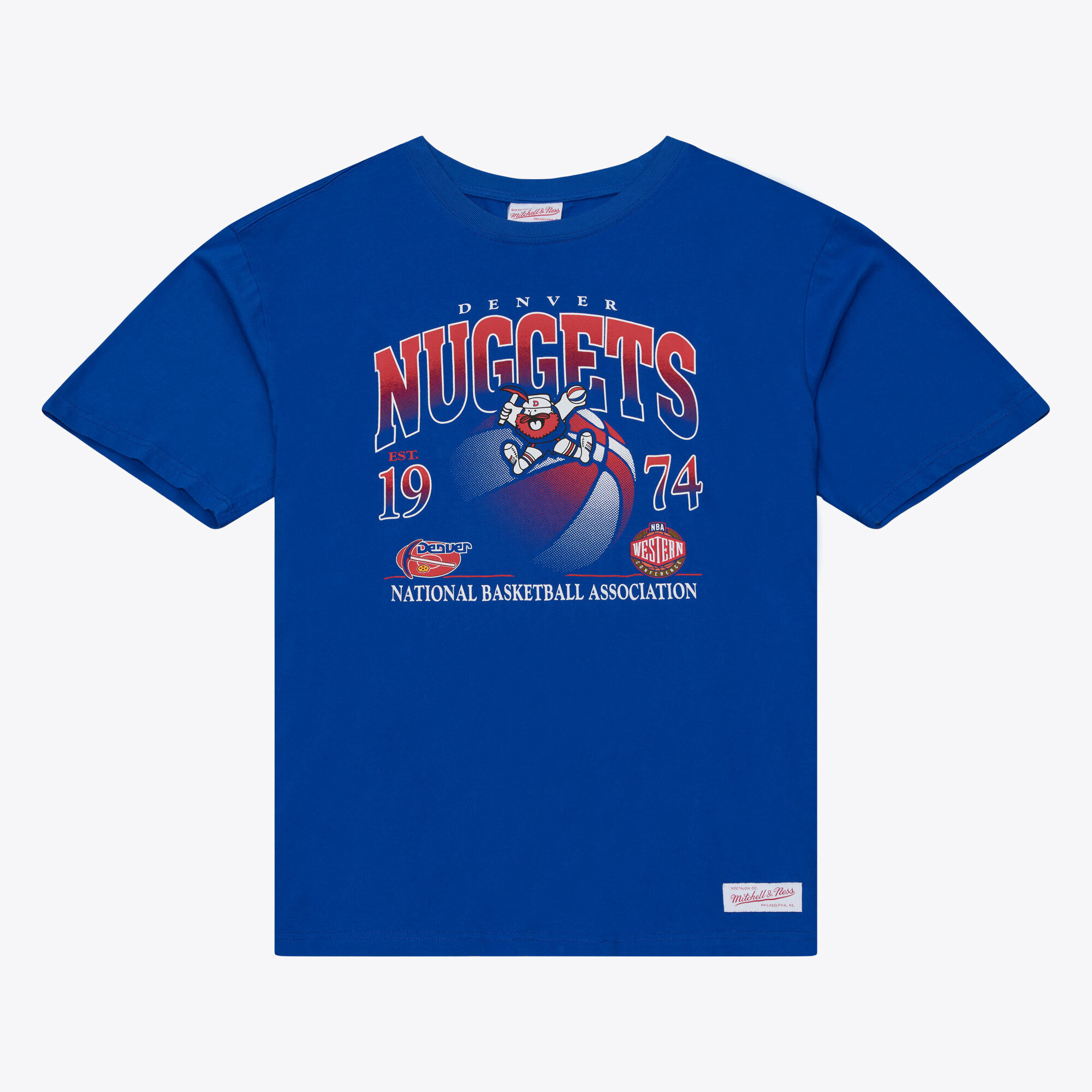Mitchell & Ness Men's Mitchell Ness Royal Denver Nuggets Core Graphic T-Shirt - Royal