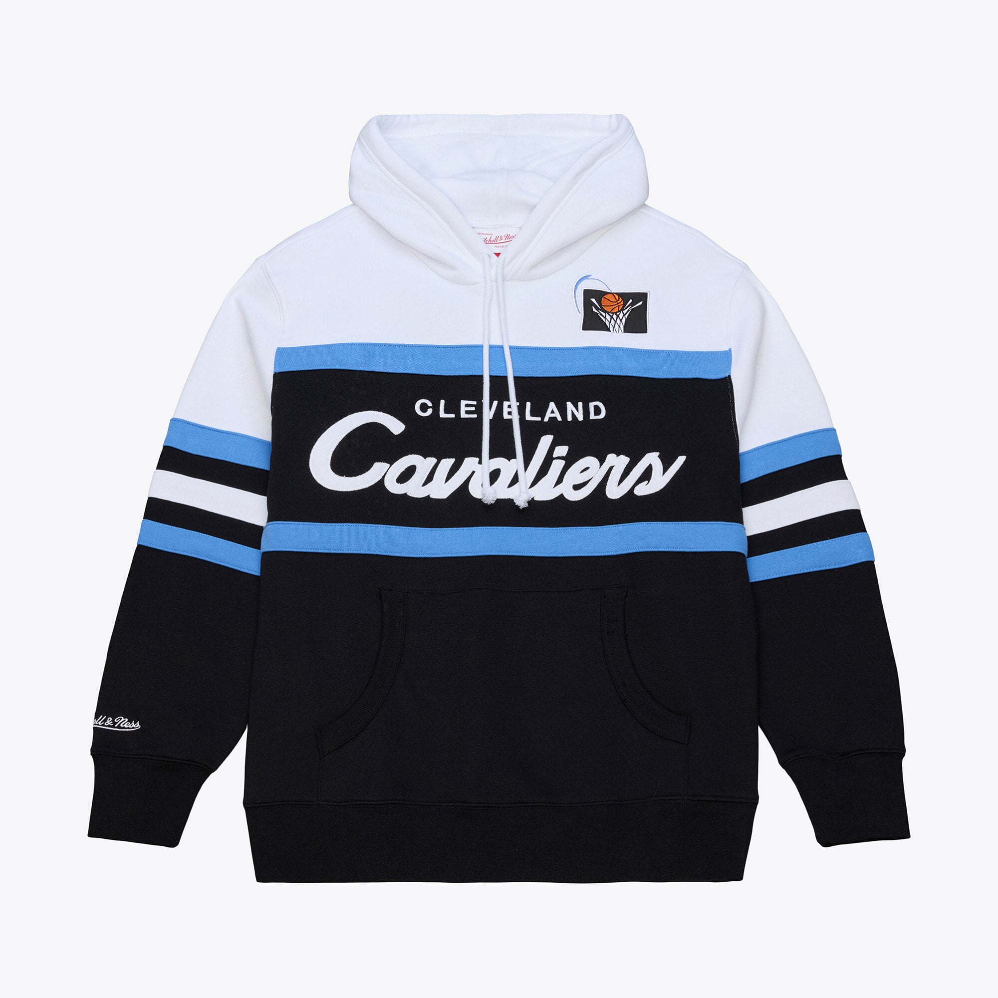 Men's Mitchell & Ness  Black Cleveland Cavaliers Head Coach Hoodie