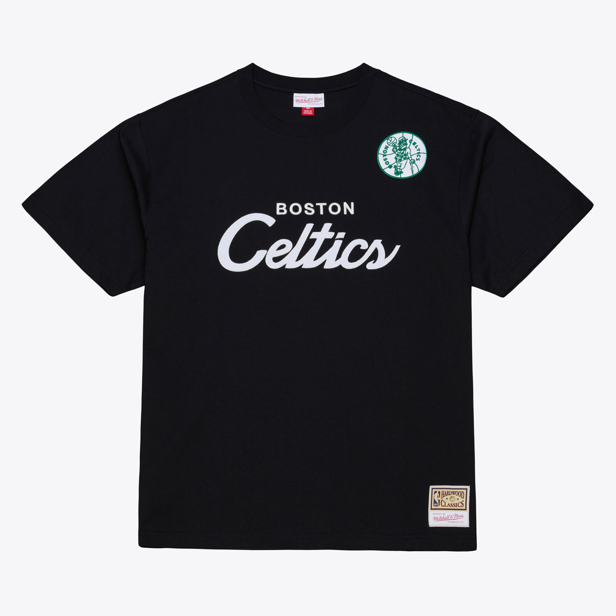 Men's Mitchell & Ness  Black Boston Celtics Head Coach T-Shirt