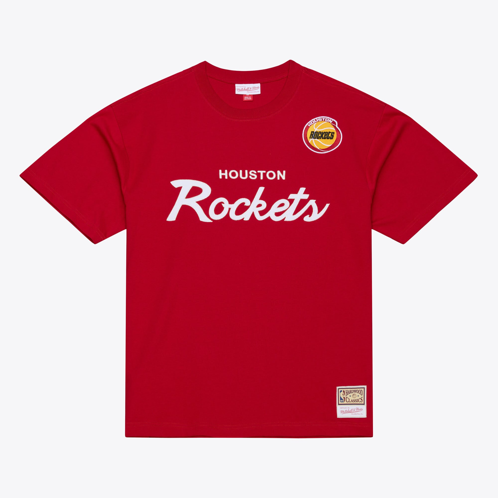 Men's Mitchell & Ness  Red Houston Rockets Head Coach T-Shirt
