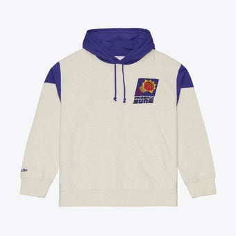 Men's Mitchell & Ness  Cream Phoenix Suns French Terry Hoodie