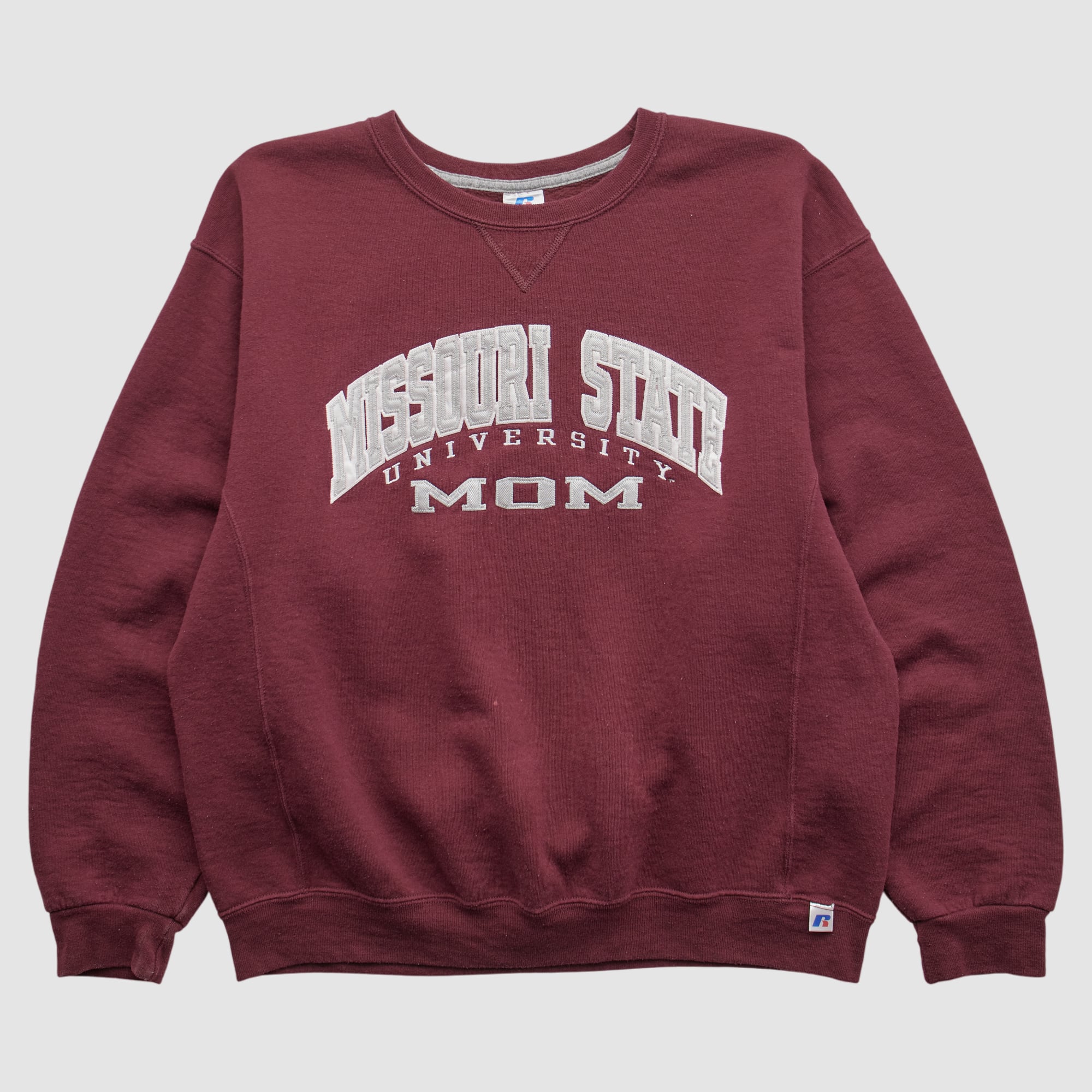 Missouri State University Bears Russell 2010s Pullover Sweatshirt - Maroon - S by Fanatics Real Vintage