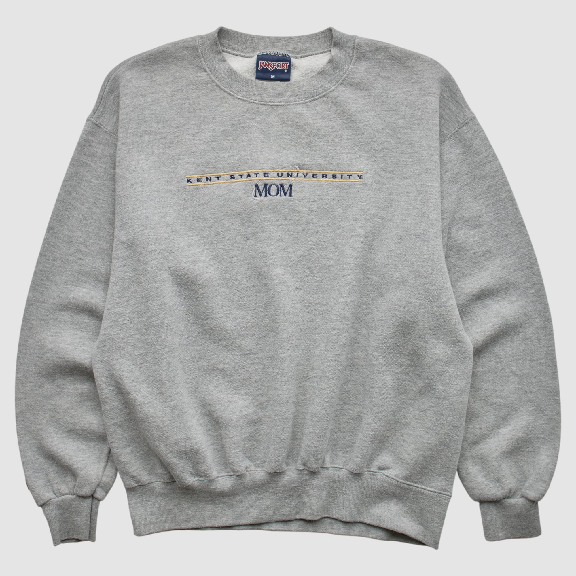 Kent State Golden Flashes Jansport 2000s Pullover Sweatshirt - Heather Gray - S by Fanatics Real Vintage