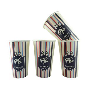 Gobelets en papier vintage France - 45 cl - Lot de 10, vue 3