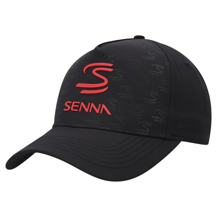 Ayrton Senna Debossed Cap - Black - Unisex