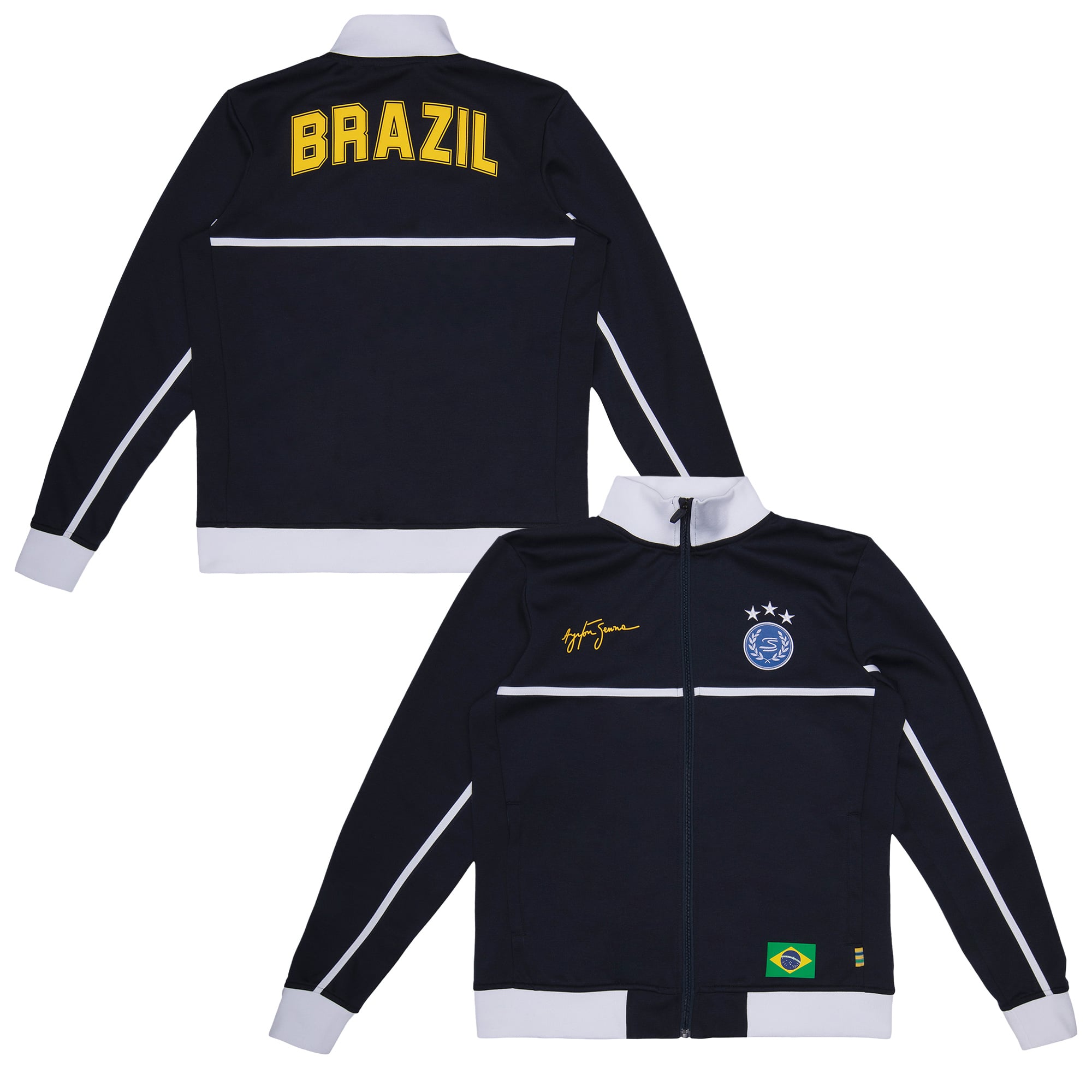 Ayrton Senna Brasilien Trainingsjacke