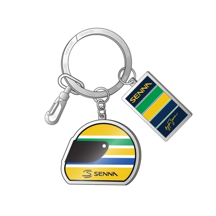 Ayrton Senna Helmet Keychain
