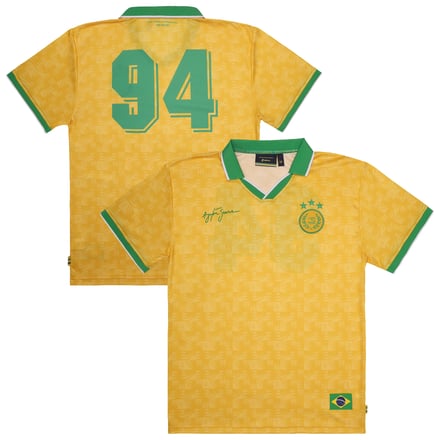 Ayrton Senna 94 Relaxed Fit Football Jersey - Yellow