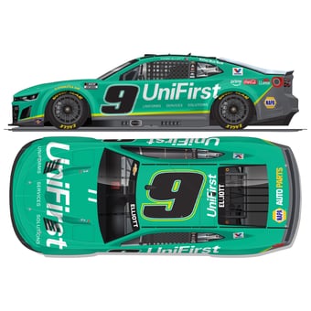 Action Racing Chase Elliott 2026 #9 UniFirst 1:64 Regular Paint Die-Cast Chevrolet Camaro ZL1