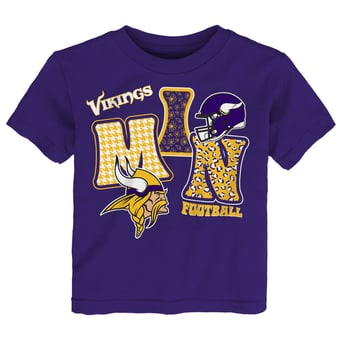 Toddler Outerstuff Purple Minnesota Vikings Team Quilt Boxy T-Shirt