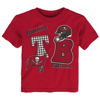 Toddler Outerstuff Red Tampa Bay Buccaneers Team Quilt Boxy T-Shirt