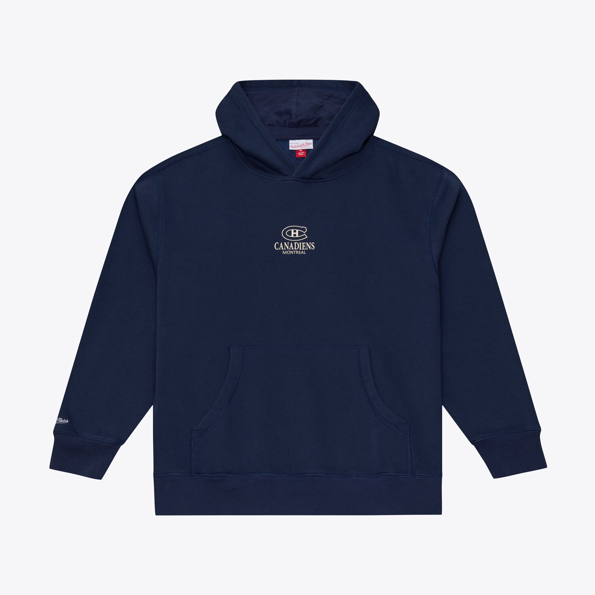 Men's Mitchell & Ness Navy Montreal Canadiens Core Essentials Hoodie