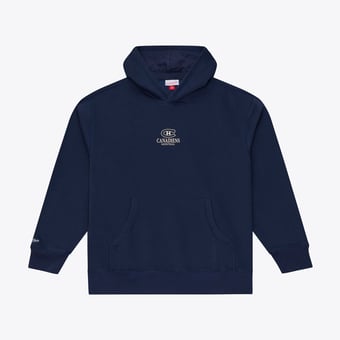 Men's Mitchell & Ness Navy Montreal Canadiens Core Essentials Hoodie