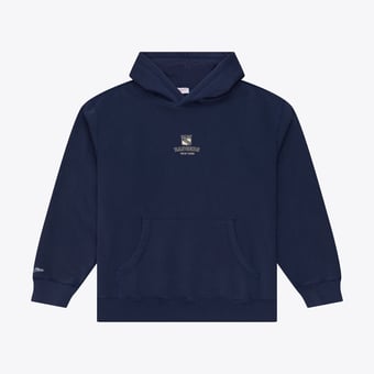 Men's Mitchell & Ness Navy New York Rangers Core Essentials Hoodie