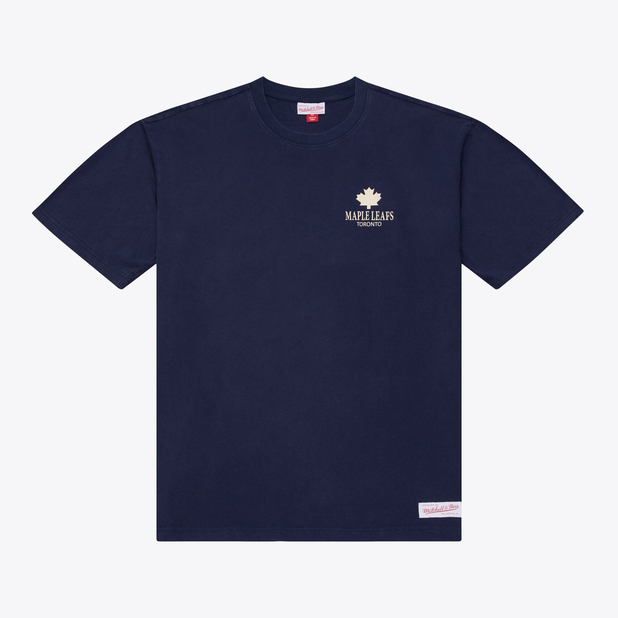 Men's Mitchell & Ness Navy Toronto Maple Leafs Core Essentials T-Shirt