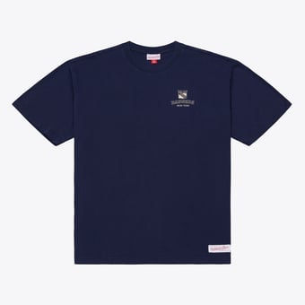 Men's Mitchell & Ness Navy New York Rangers Core Essentials T-Shirt