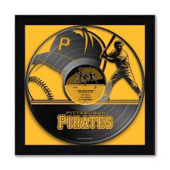 Pittsburgh Pirates Framed 13" x 13" Vinyl Record Art Print