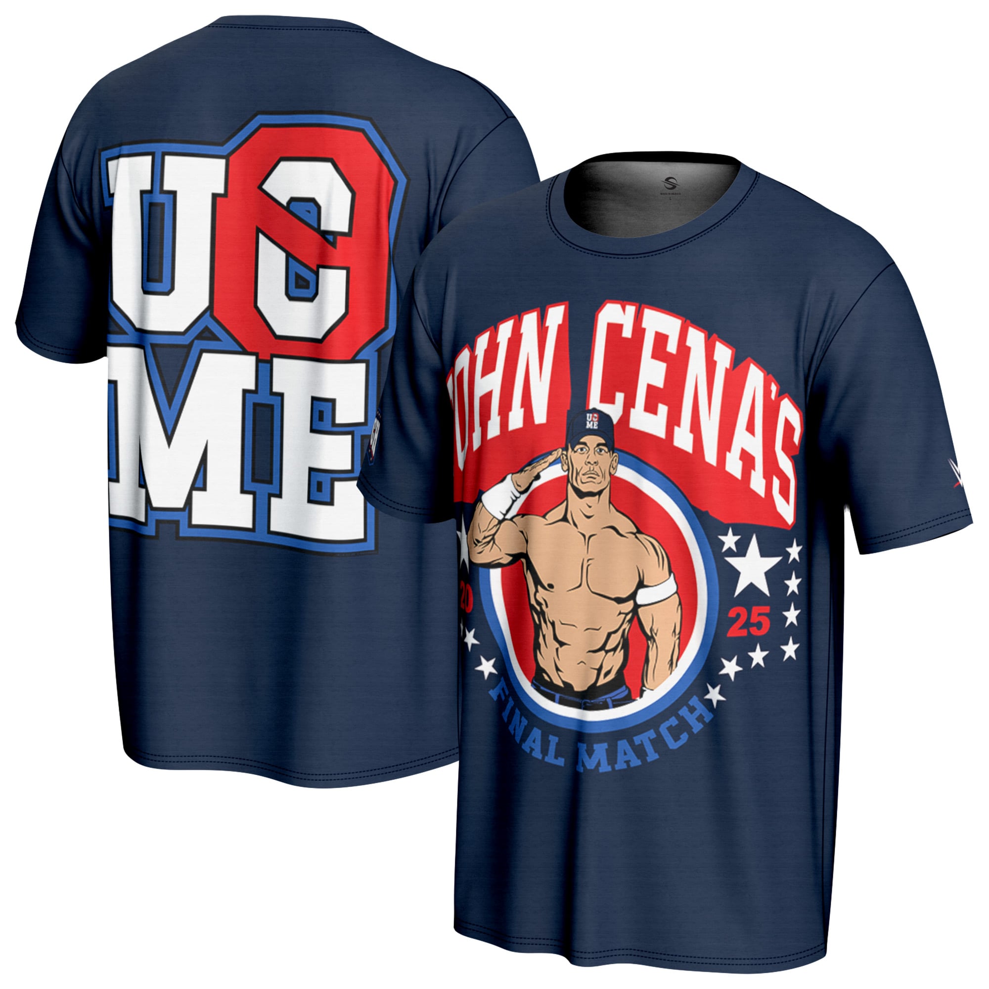 Men's ProSphere Navy John Cena Final Match T-Shirt