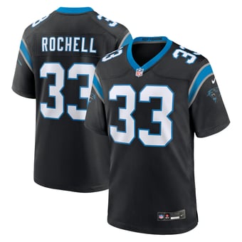 Men's Nike Robert Rochell  Black Carolina Panthers Team Game Jersey