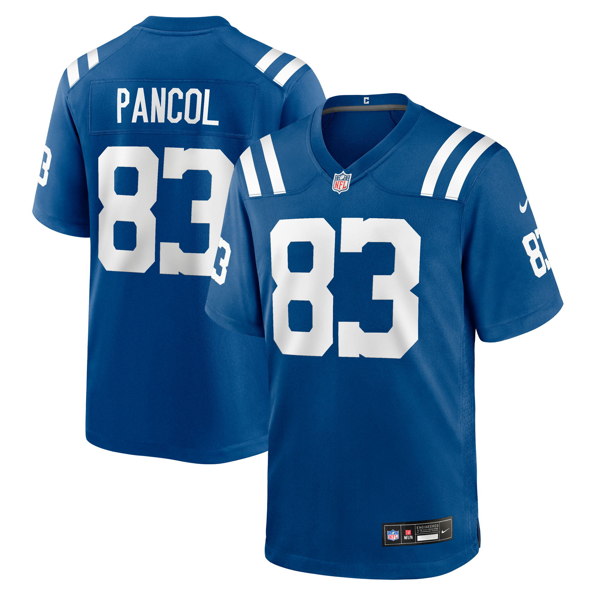 Men's Nike Eli Pancol Royal Indianapolis Colts Team Game Jersey