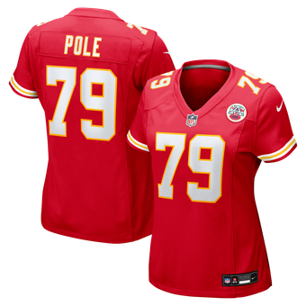 Women's Nike Esa Pole  Red Kansas City Chiefs Team Game Jersey