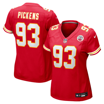 Women's Nike Zacch Pickens  Red Kansas City Chiefs Team Game Jersey