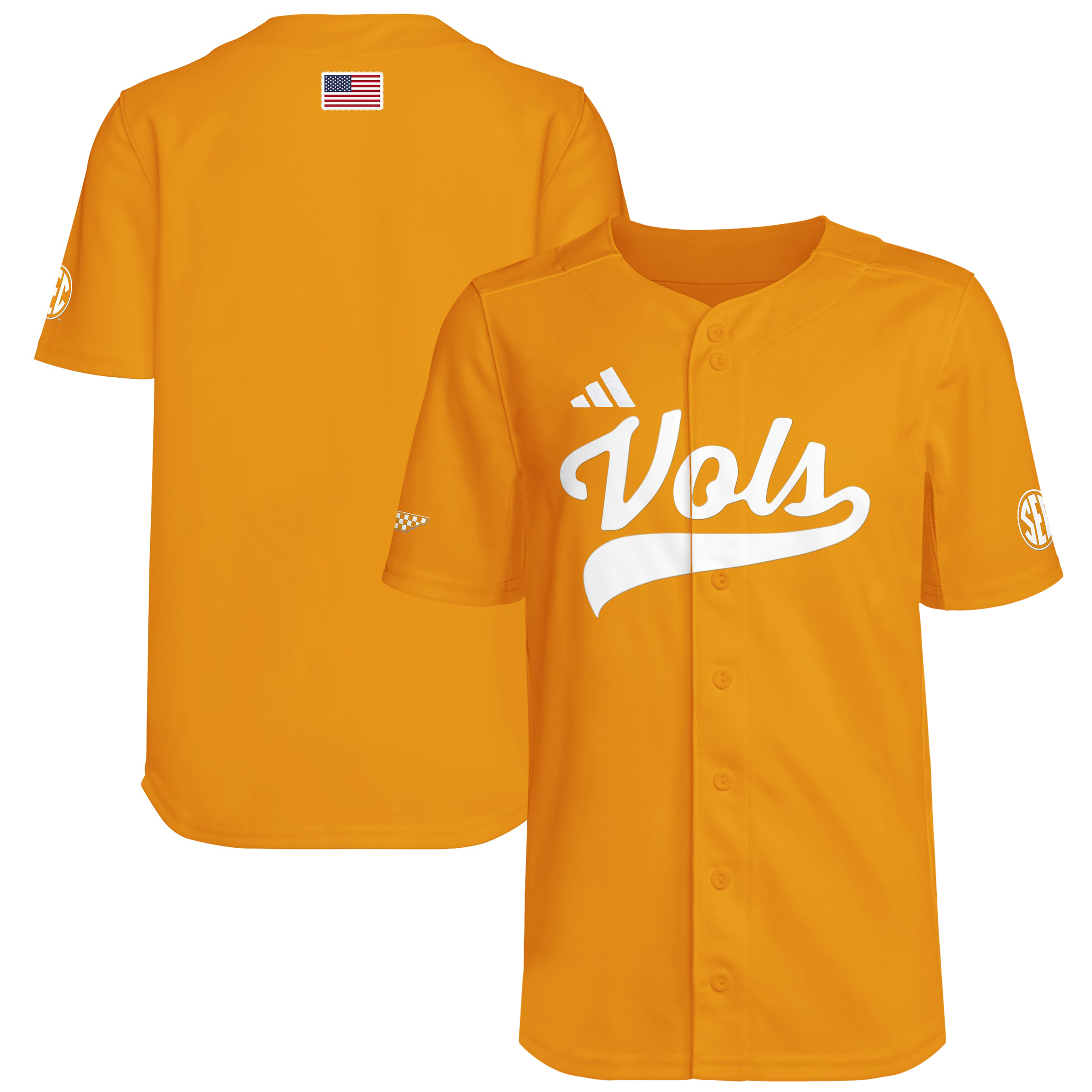 Youth adidas Tennessee Orange Tennessee Volunteers Baseball Jersey Youth adidas Tennessee Orange Tennessee Volunteers Baseball Jersey