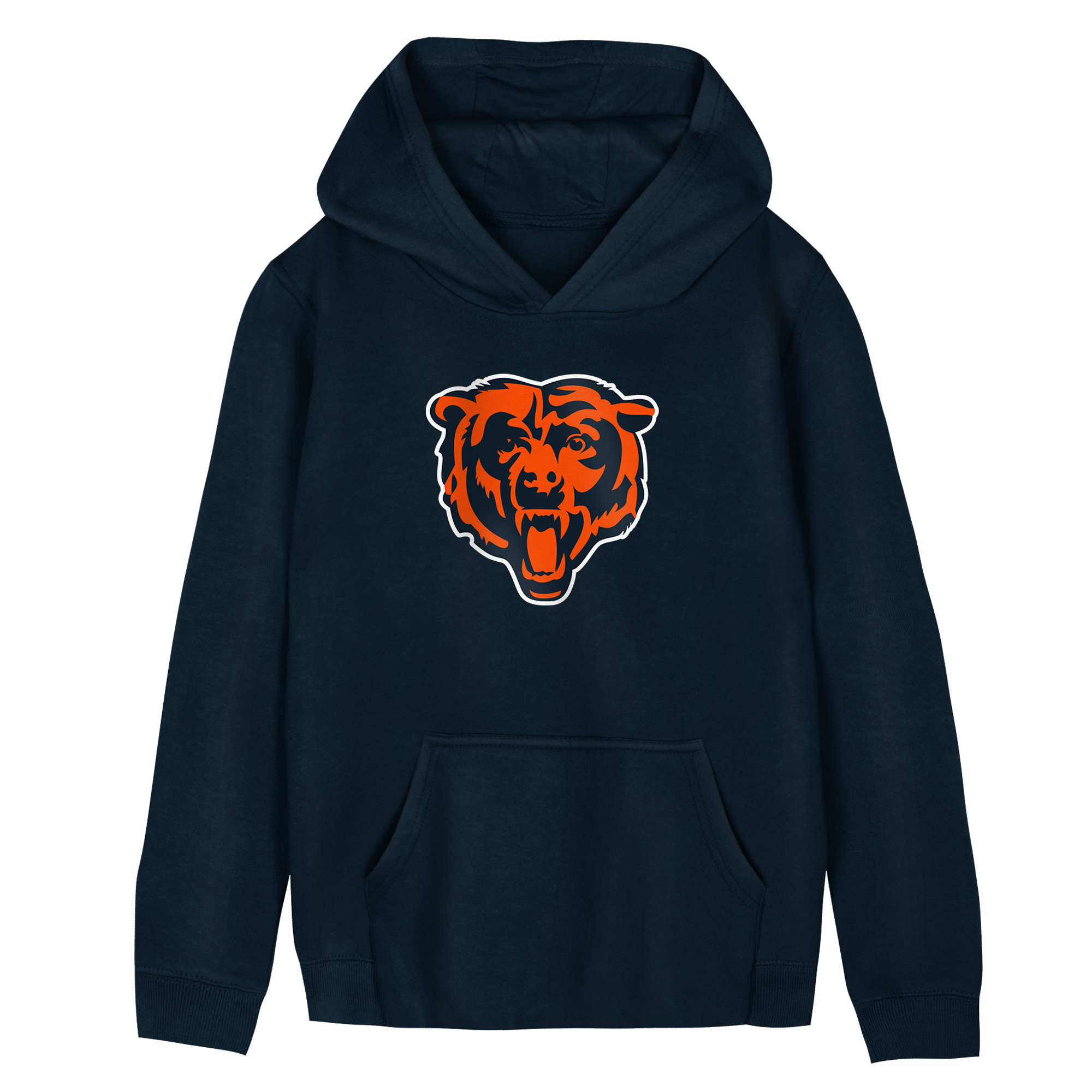 Outerstuff Preschool Navy Chicago Bears Primary Logo Fleece Hoodie - Navy
