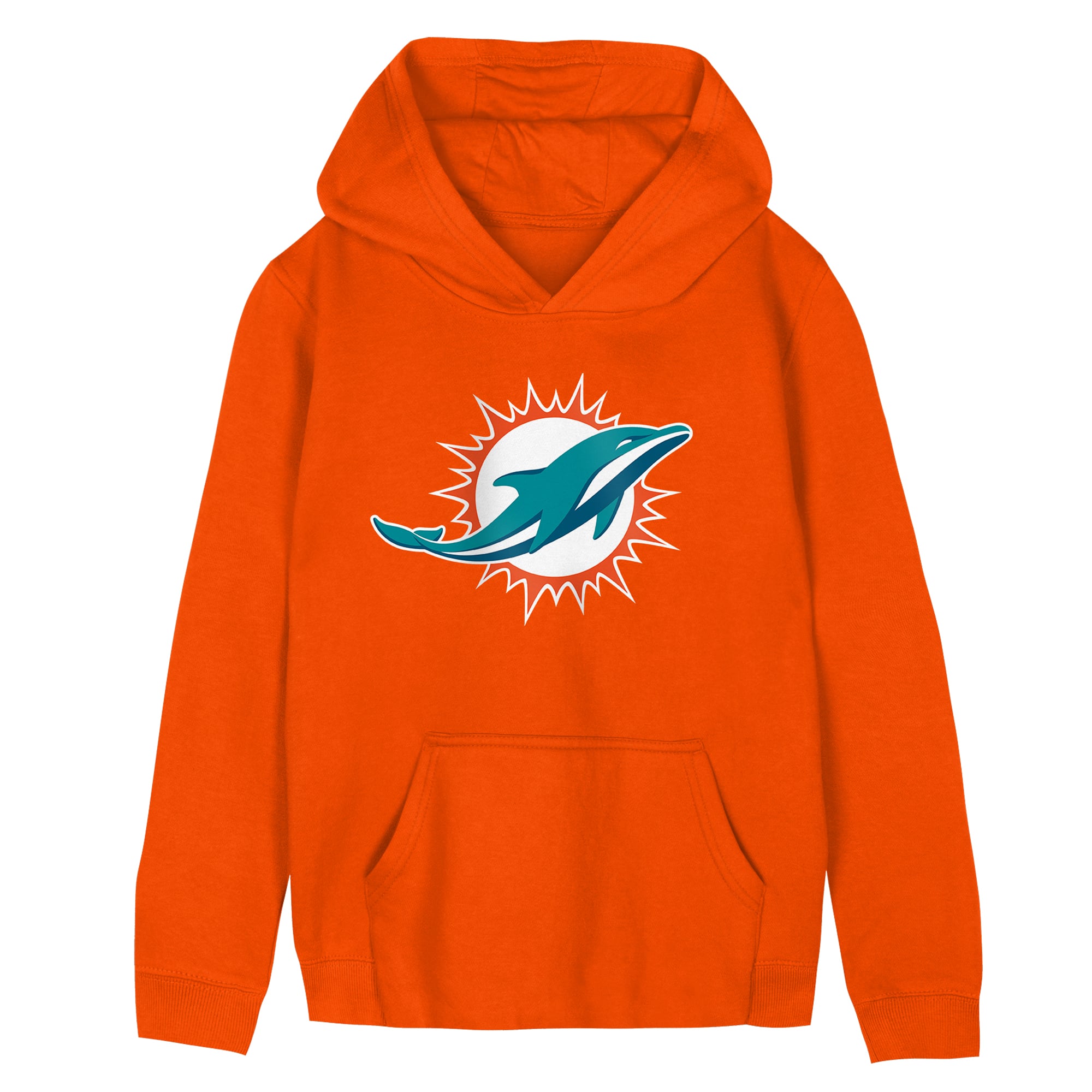 Preschool Orange Miami Dolphins Primary Logo Fleece Hoodie Preschool Orange Miami Dolphins Primary Logo Fleece Hoodie