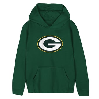 Preschool Outerstuff Green Green Bay Packers Primary Logo Fleece Hoodie