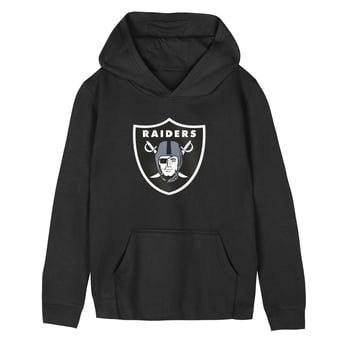 Preschool Outerstuff Black Las Vegas Raiders Primary Logo Fleece Hoodie