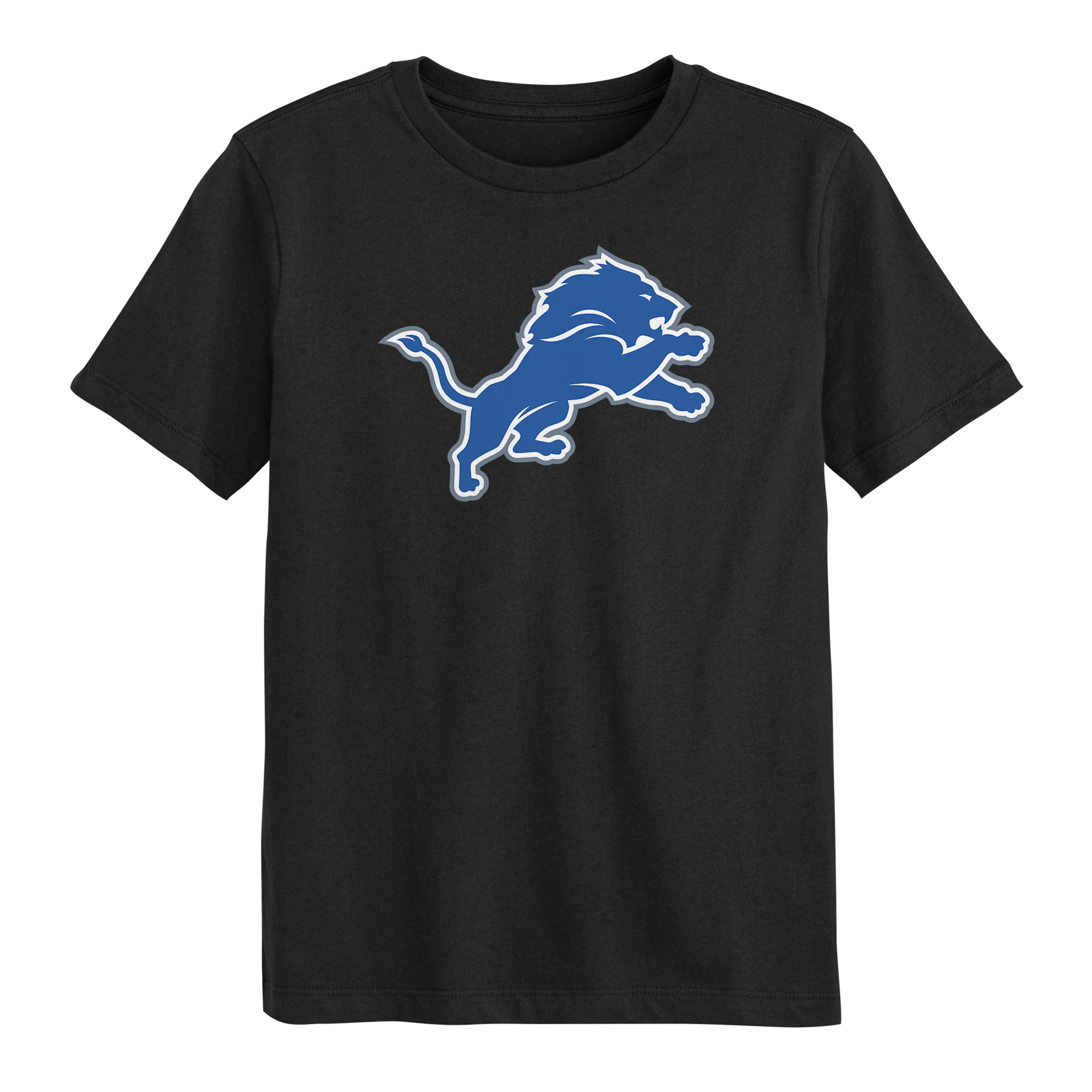 Preschool Outerstuff  Black Detroit Lions Primary Logo T-Shirt