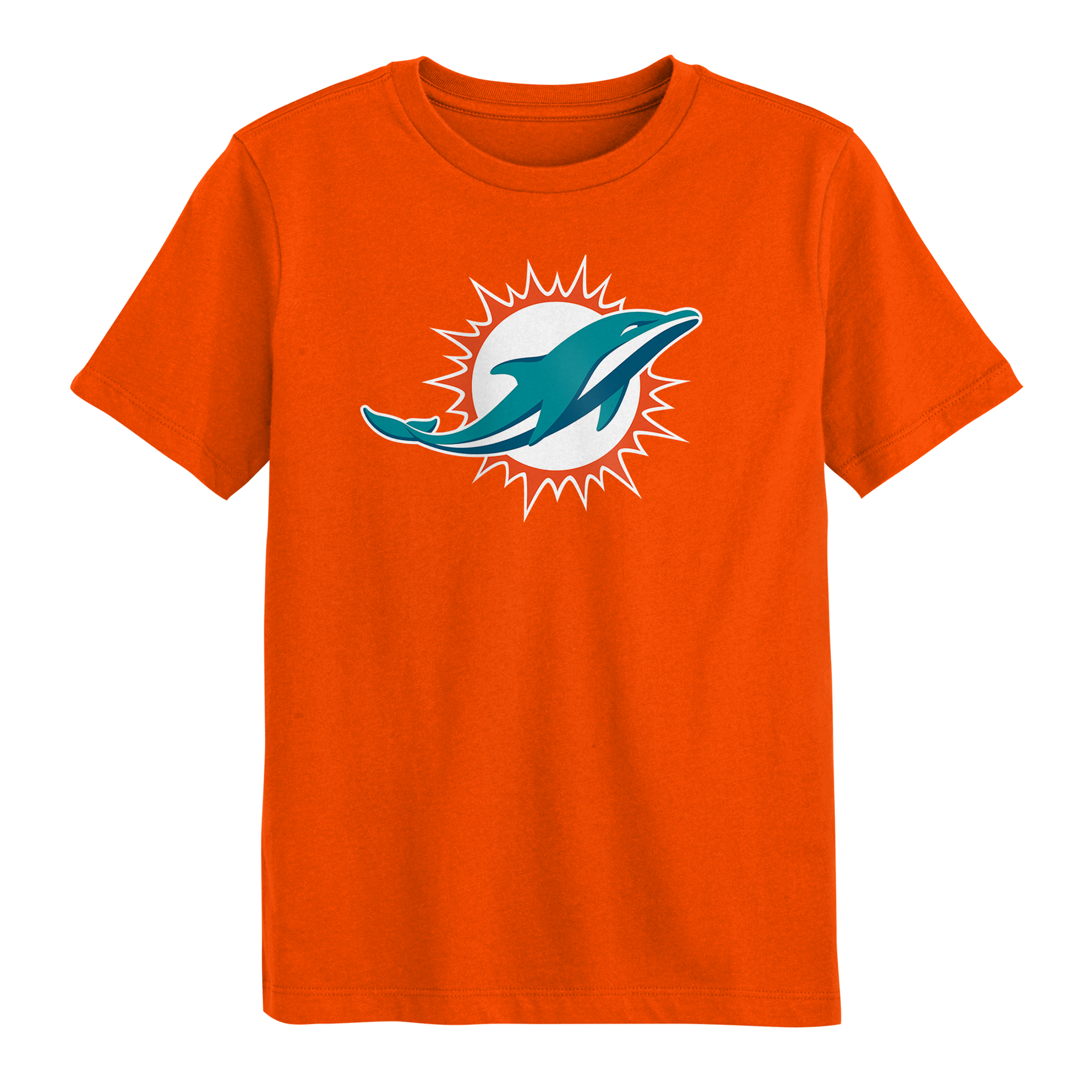Preschool Outerstuff  Orange Miami Dolphins Primary Logo T-Shirt