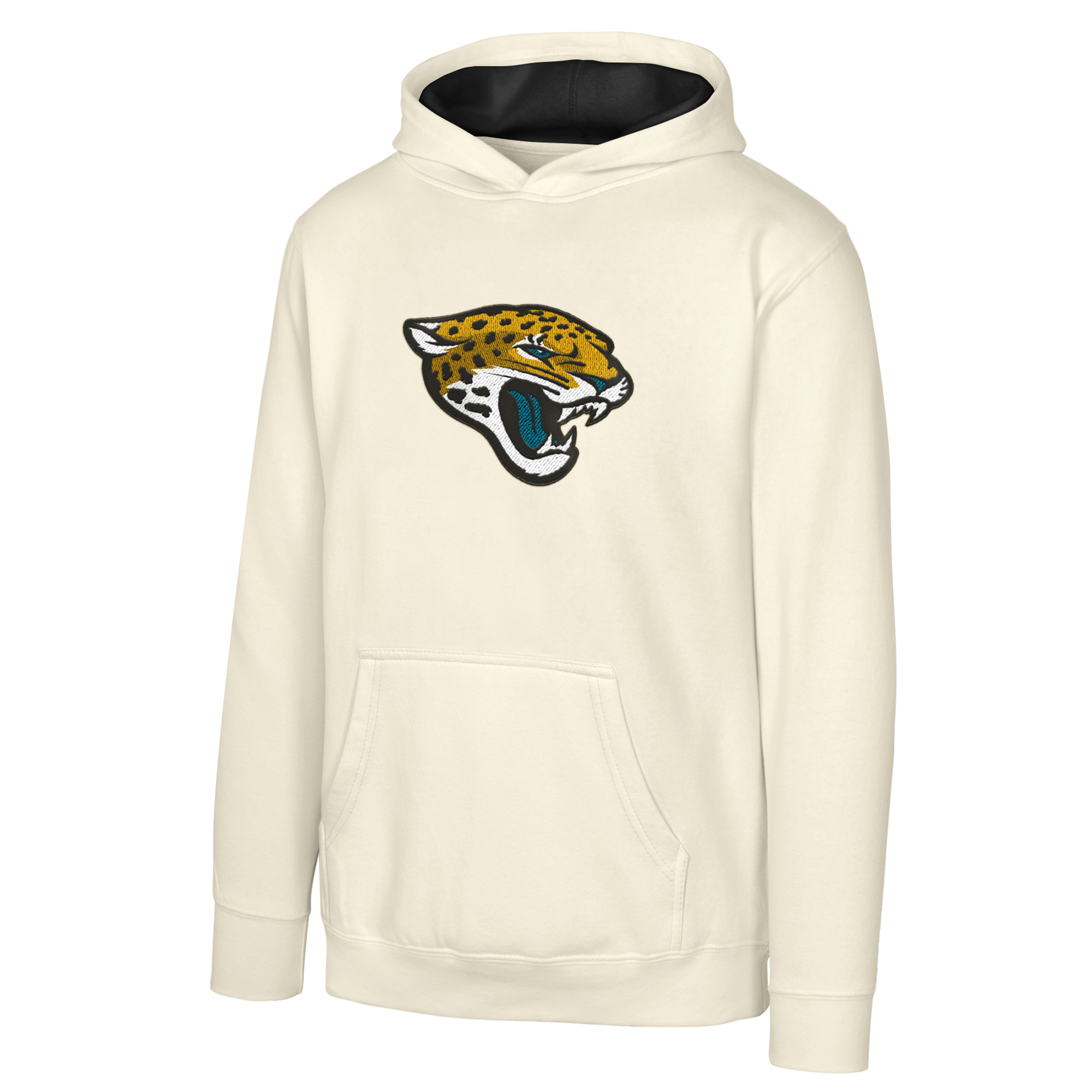 Outerstuff Big Boys' and Girls' Natural Jacksonville Jaguars Prime Pullover Hoodie - Natural