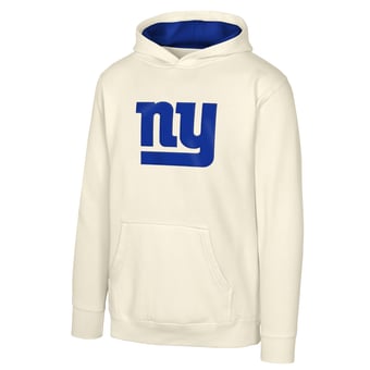 Youth Outerstuff Natural New York Giants Prime Pullover Hoodie