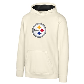Youth Outerstuff Natural Pittsburgh Steelers Prime Pullover Hoodie