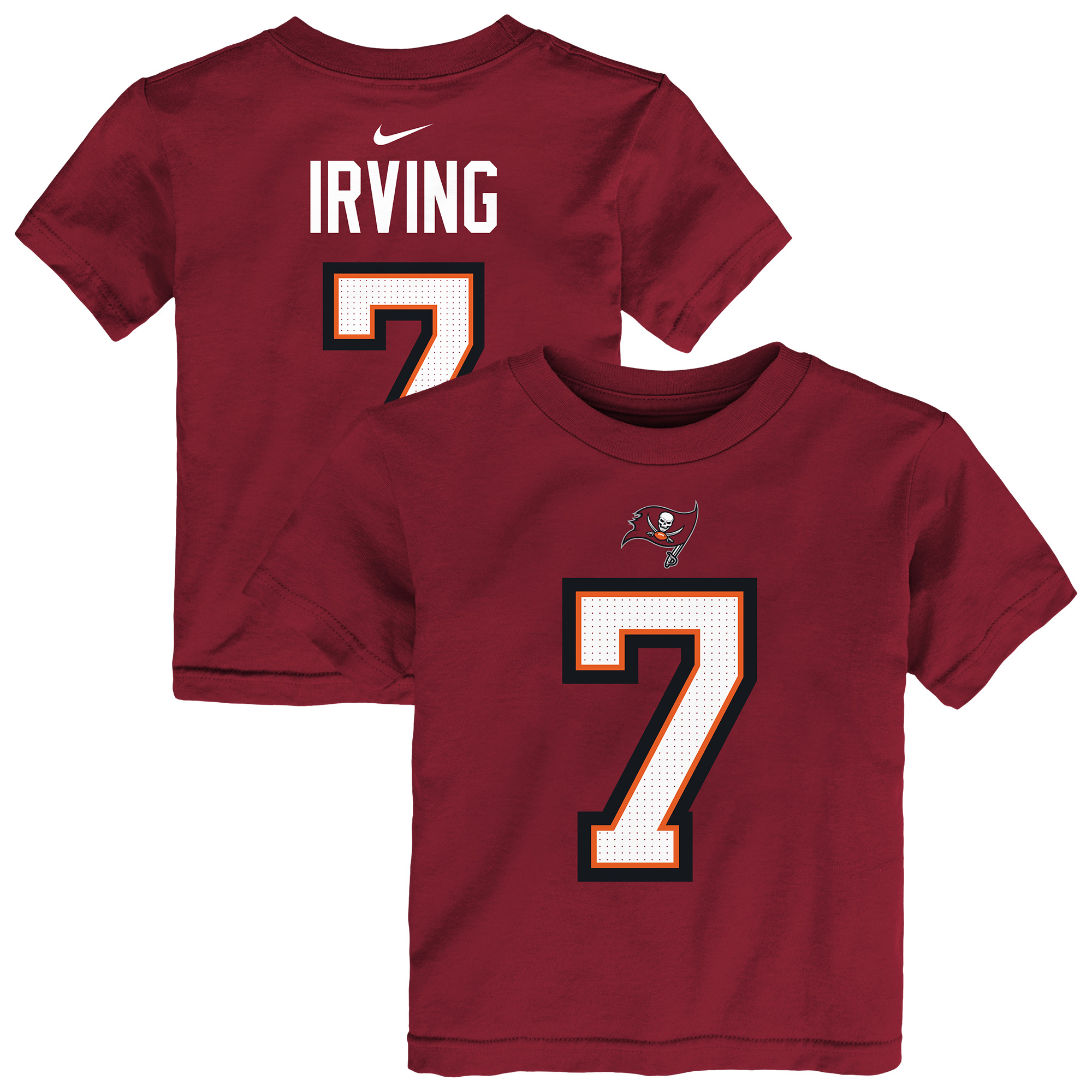 Toddler Nike Bucky Irving Red Tampa Bay Buccaneers Player Name & Number T-Shirt Toddler Nike Bucky Irving Red Tampa Bay Buccaneers Player Name & Number T-Shirt