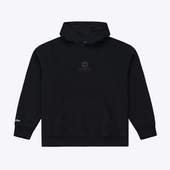 Men's Mitchell & Ness  Black Ohio State Buckeyes Monochrome Icon Fleece Hoodie