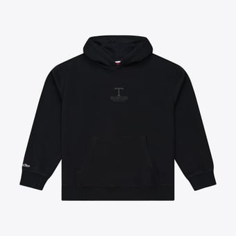 Men's Mitchell & Ness  Black Tennessee Volunteers Monochrome Icon Fleece Hoodie